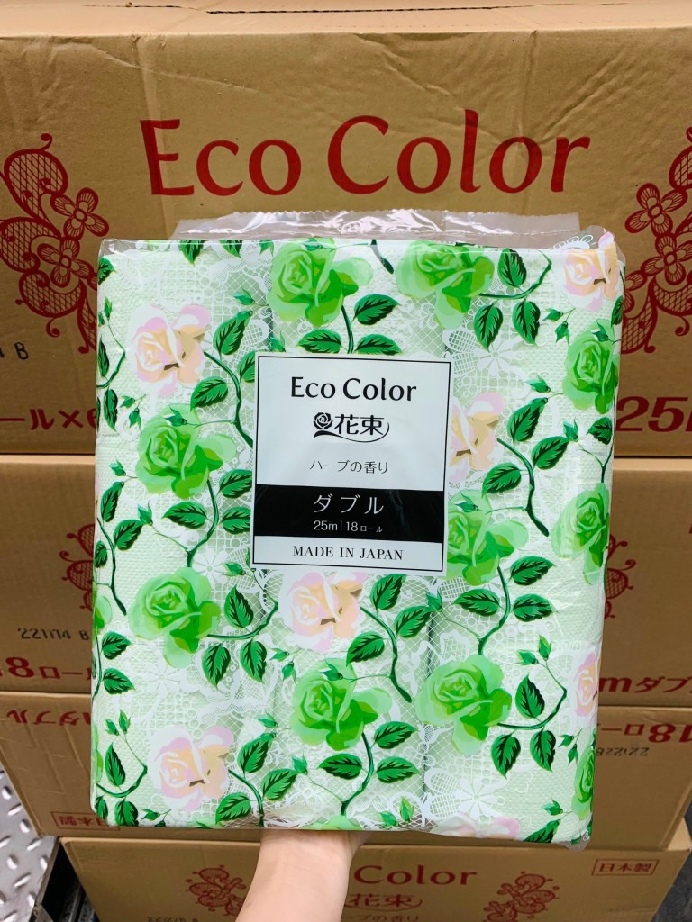 Giấy vệ sinh Eco Color ( XANH )